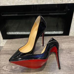 NEW Christian Louboutin Black So Kate 120 Size 37